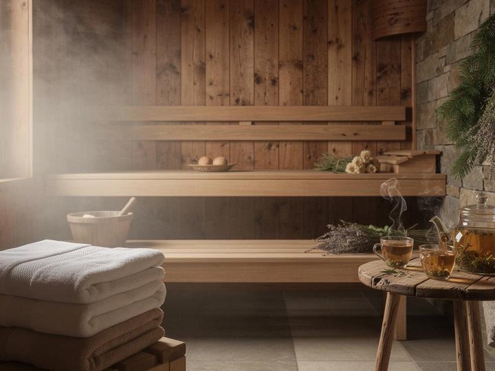 Herbal steam ritual after arrival